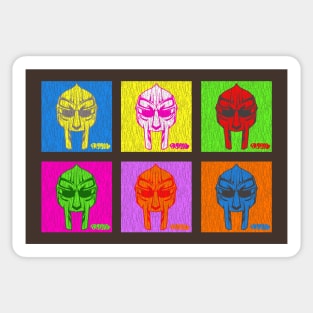 MF Doom Pop Art Style Vintage v1 Sticker